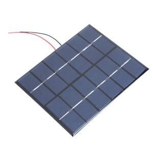 2W 6V 태양광 패널 DIY 충전기 저전력 기기용 고효율 휴대용 전원 은행