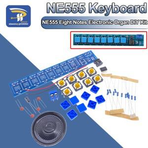DIY 전자 키트 세트 NE555 키보드  8 노트 오르간 모듈 부품  납땜 연습  재미있는 전기 피아노 학습