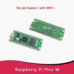 무선 WiFi 개발 보드 포함  라즈베리 파이호환 피코 W  핀 헤더 OR H  지지대 마이크로파이썬/C ++