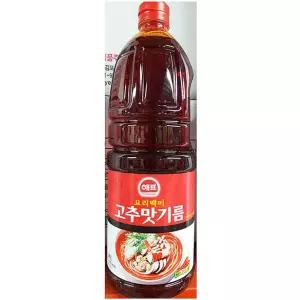 업소용 식자재 사조 고추맛기름 해표 1.8L 실온보관