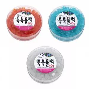 [룽스_66]뚝딱 툭툭블럭 투명색상 블록 40g