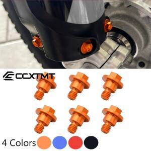 바이크 오토바이 M6 x 12 나사 KTM SX XC 125-530cc 2000- Husqvarna TC TE TX FC FE FX 용 포크 가드 볼트