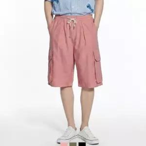 남자 밴딩 여름 데일리 린넨혼방 카고 팬츠