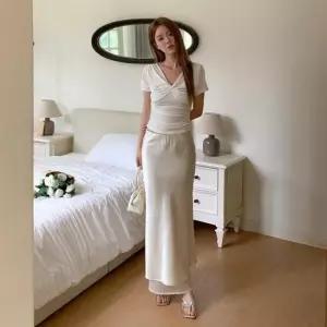 여자 오피스룩 쉬폰 레이어드 머메이드 스커트 50866682)