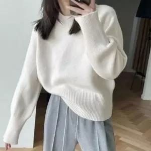 [하프클럽/]터틀넥 여성 가을 오버핏 데일리 출근룩 니트티
