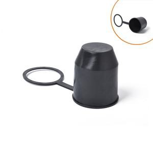 트레일러 볼 커버 견인 바 히치 보호  블랙 내구성 캡  50mm