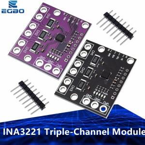 INA3221 삼중 채널 모듈  하이 측 측정  션트 및 버스 전압 모니터(I 2C SMBUS 호환 인터페이스 포함)