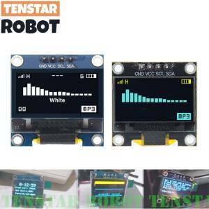TENSTAR 0.96 인치 OLED SSD1306 흰색/파란색/노란색 128X64 IIC I2C 직렬 디스플레이 모듈 LCD 스크린 보