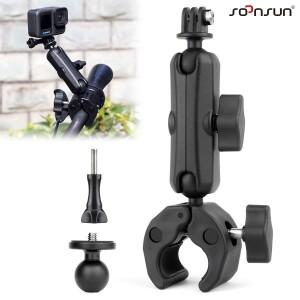 GOPRO호환 ta360 Akaso DJI호환 Aciton 카메라 장착 튜브 자전거 마운트 360 용 SOONSUN 바이크 오토바이