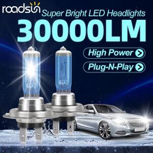 H7 H4 H1 LED 할로겐 H8 H9 9007 880 5202 헤드라이트 6000K 크세논 화이트  전구 1:1 디자인