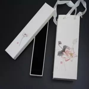 고급 연꽃 쥬얼리 포장 상자 쇼핑백 세트