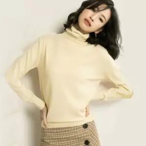 간절기 데일리 니트 터틀넥 목폴라 이너티 여성 목티