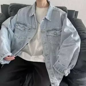 청자켓 남성 연청 루즈핏 데님 아우터
