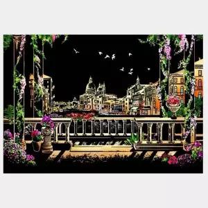 B -06 드로잉 스크레치종이 VENICE 베니스 베네이차 이탈리 (5봉 묶음)