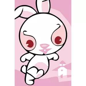 [콩심팥심]12간지 토끼 보석십자수 이젤세트 10x15