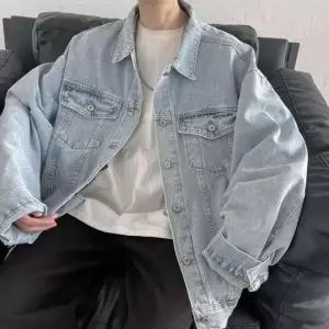 청자켓 남성 연청 루즈핏 데님 아우터