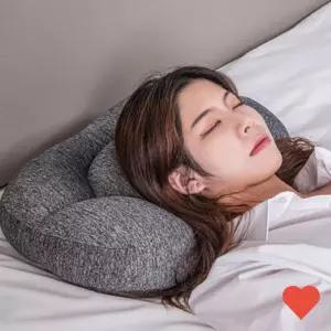침실 침구 푹신한 베개 메모리폼 캠핑 목 수면