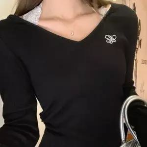티셔츠 레이스 브이넥 레이어드 ST1790