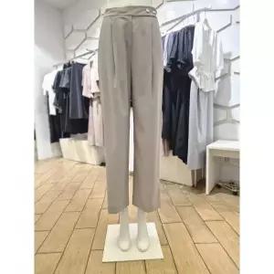 한정수량 ZOOC 스냅장식 원턱 슬림 팬츠 Z242MSA022