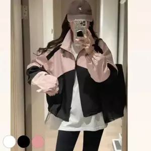 셀럽하우스 크롭 얇은 바람막이 점퍼 URD251 롱다운 집업 ctr 바