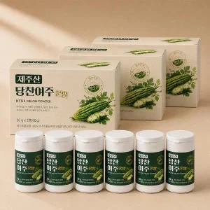 [셀러허브]GBMS 제주산 당찬 여주 분말 30g 2병 3박스 (S50866798)