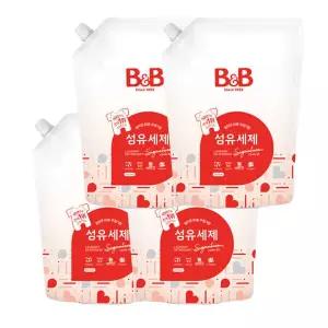 시그니쳐 비앤비 섬유세제 리필형 1500ml-4개