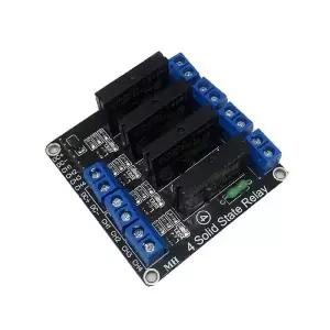 5V A8C8J3Y7 SSR 무접점 스위칭 듈 무소음 릴레이 4채널 AC 220V 2A 아두이노 제어 (HAM4322)