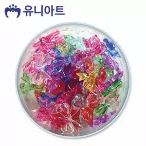 유니아트 5000통 (모양비즈 30번) 크리스탈비즈 (2.8cmx2.4cm) (P0000BFD)