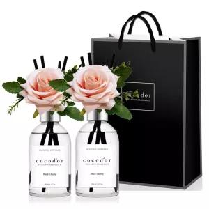 [쇼핑백 증정] 코코도르 로즈 디퓨저 200ml 2개 실내 방향제 집들이 이사선물 -향 선택