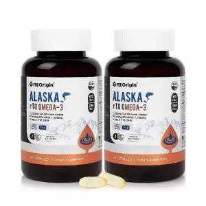 [셀러허브][코스트코] 코스트코 엔젯오리진 알래스카 rTG 오메가3 1,216mg x 90캡슐 x 2입 (S15235968)