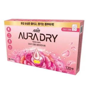 [셀러허브][샤프란] 샤프란 아우라 드라이 스윗만다린 건조기 시트 120매 (S15236596)