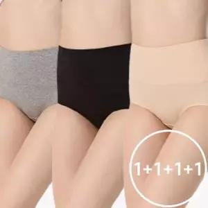 [로즈엘리][4종] 빅사이즈 순면 뱃살팬티 3컬러
