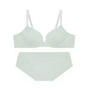 게스언더웨어 CD전용 에어리 펀칭 프리컷 와이어 브라 팬티 - 라이트민트 GF