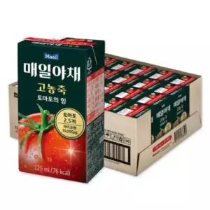 [셀러허브]매일야채 토마토 24팩 고농축 토마토의힘 토마토주스 (S19050527)