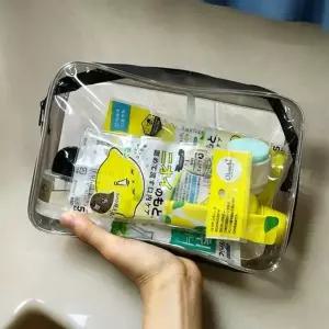 대형 PVC 비치백 수영장가방 투명 파우치-WFOOH6Y
