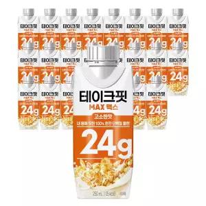 단백질 음료 테이크핏 24G 250ml x 24입 / 맛혼합