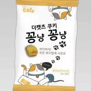 고양이 쿠키 간식 100g 1P 대용량 스낵 연어 북어