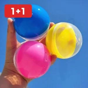 뽑기캡슐 75mm 반투명 파티 행사 선물 미니 장난감 이벤트