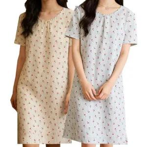 2장세트 마마로 시원한 여름 여성 쿨 냉감 반팔 엠보 원피스