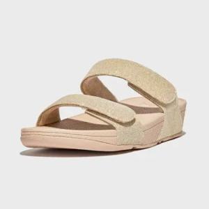 fitflop 루루 쉬머럭스 슬라이드 Platino