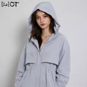 [르오트(LeOT)] 디테일극찬 바람막이 사파리 롱 점퍼-사이즈다양