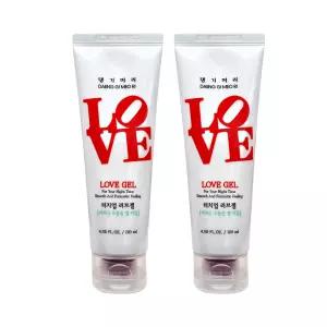 댕기머리 터치업 러브젤 120mlx2개 저자극 수용성 젤타입 마사지젤 석류 아사이베리성분
