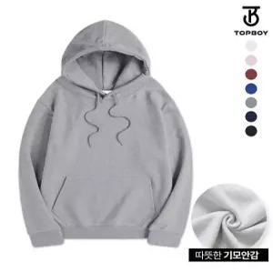 [탑보이][탑보이] 남녀공용 도톰 기모 후드티 (TS033)