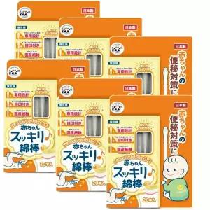 Cotton Zoo Baby Cotton Swabs 코튼 쥬 아기 면봉 개별 포장 20개입 6개