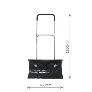 공장 야적장 폭설 제설기 스노우휠 폭66cm 광폭형 바퀴 넉가래 밀대 눈쓸기 눈빗자루