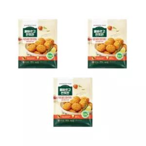 올바르고반듯한 우리돼지 꼬마돈까스 500g3팩