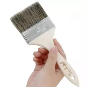 다용도 페인트 붓 목재평 목재 손잡이 붓 인테리어 칠붓 가정용