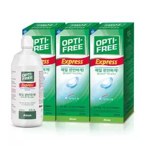 옵티프리 렌즈세척액 익스프레스 470ml 3개