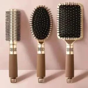 전문 살롱 스트레이트 부드러운 패들 헤어 브러시 대형 미용 모든 타입 여성 및 남성용 스타일링 빗
