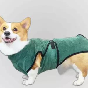 강아지 고양이 목욕타월 타올 극세사 펫 가운 수건 S